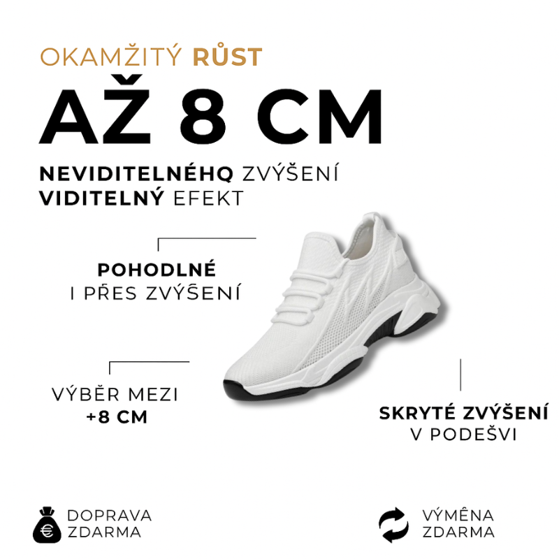 LIMITLESS |+8 CM OKAMŽITĚ, ZARUČENÉ POHODLÍ
