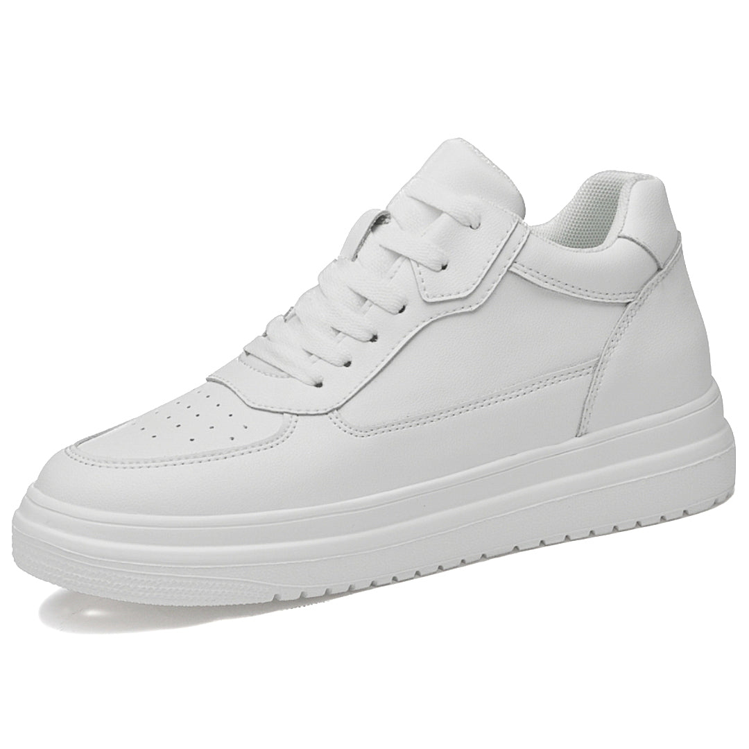 WHITE CASUAL |+8 CM OKAMŽITĚ, ZARUČENÉ POHODLÍ