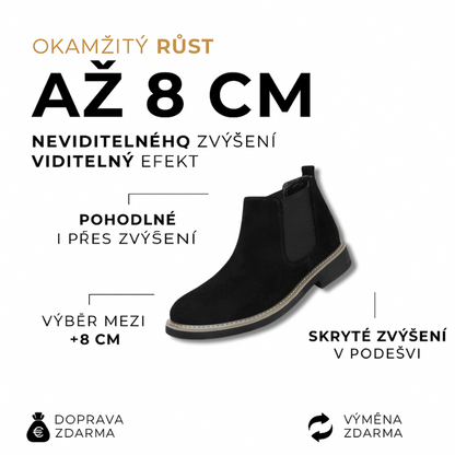 CHELSEAS |+8 CM OKAMŽITĚ, ZARUČENÉ POHODLÍ