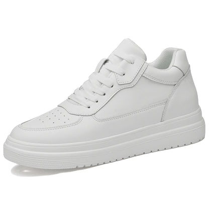 WHITE CASUAL |+8 CM OKAMŽITĚ, ZARUČENÉ POHODLÍ