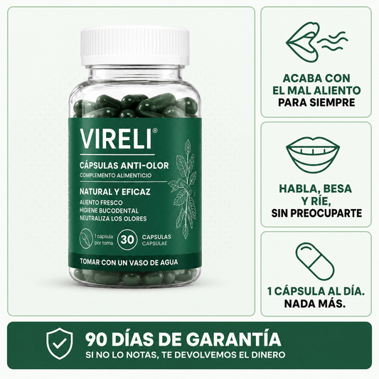 Se acabó el mal aliento - Cápsulas Anti-Olor
