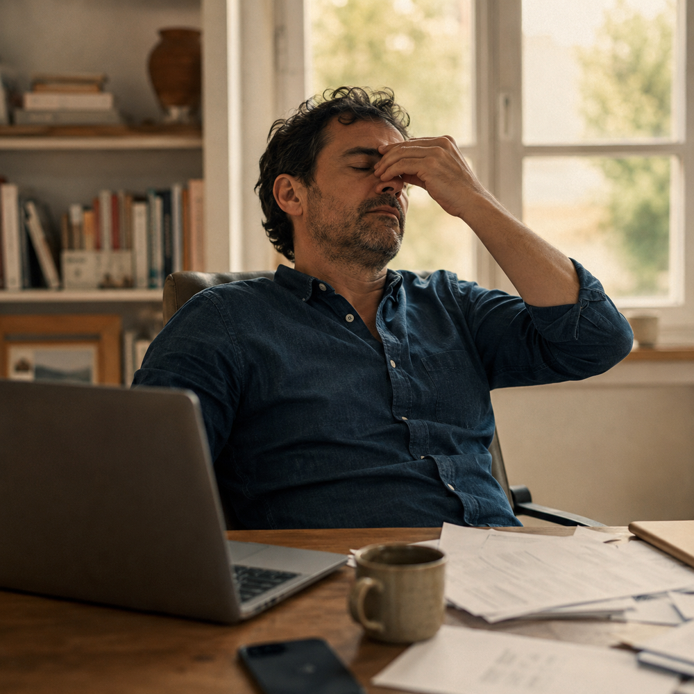 El cortisol te agota