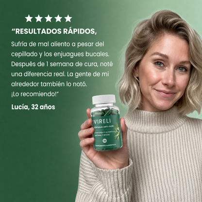 Se acabó el mal aliento - Cápsulas Anti-Olor