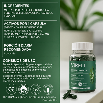 Se acabó el mal aliento - Cápsulas Anti-Olor
